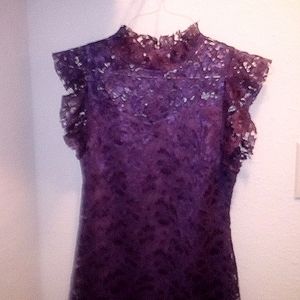 Size 6 Purple Lace Dress